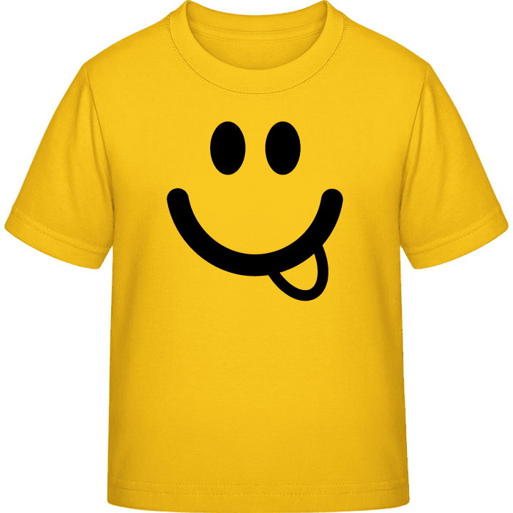 Naughty Smiley T-shirt för barn contain pic