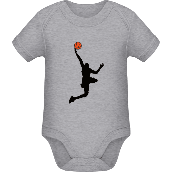 Basketball Dunk Illustration Baby Romper contain pic