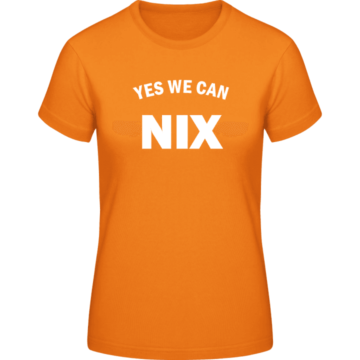 Yes We Can Nix Women T-Shirt contain pic