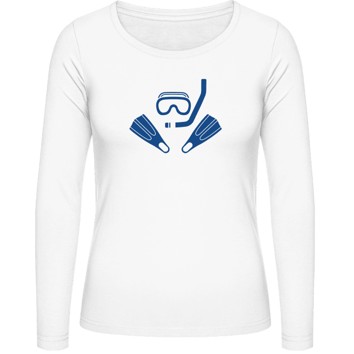 Diving Kitt Camisa de manga larga para mujer contain pic