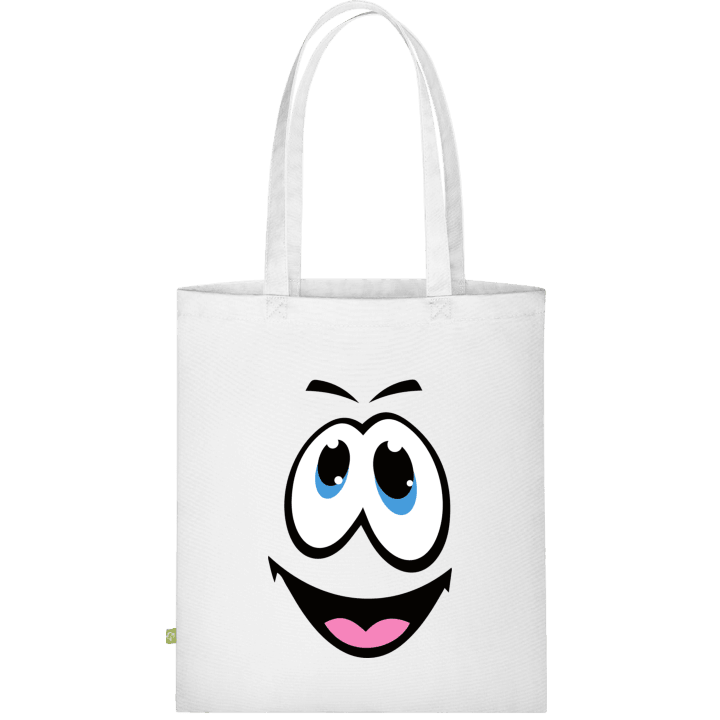 Happy Face Smiley Väska av tyg contain pic