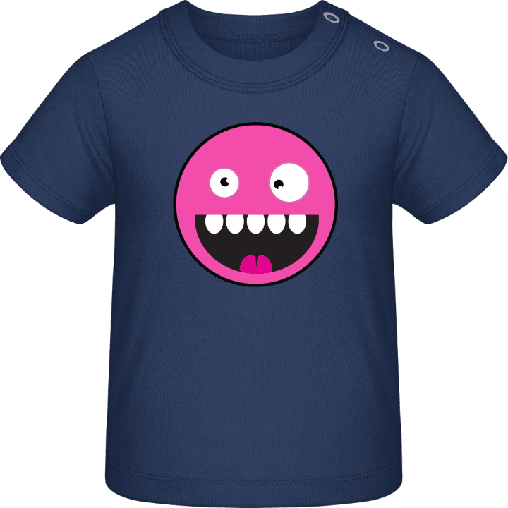 Cute Monster Smiley Face Baby T-Shirt contain pic
