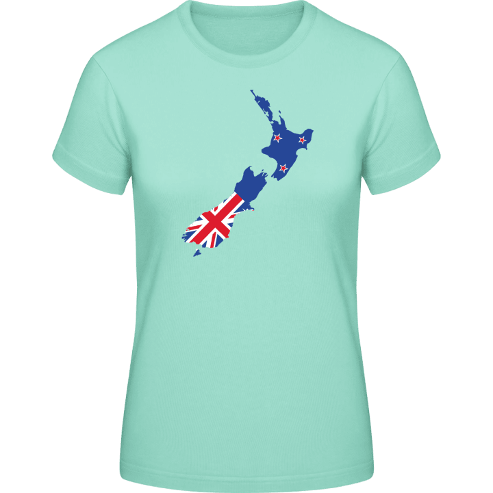 New Zealand Map Camiseta de mujer contain pic