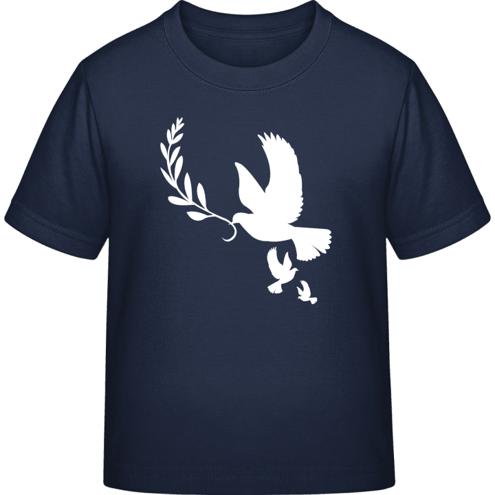 Fredsduva T-shirt för barn contain pic