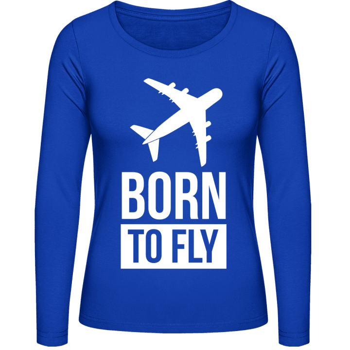 Born To Fly T-shirt à manches longues pour femmes contain pic