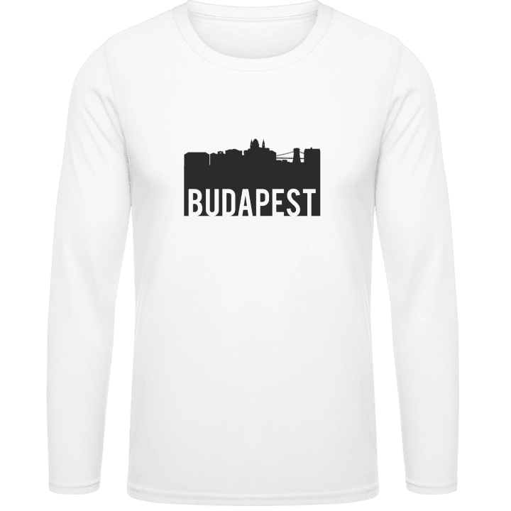 Budapest Skyline T-shirt à manches longues contain pic