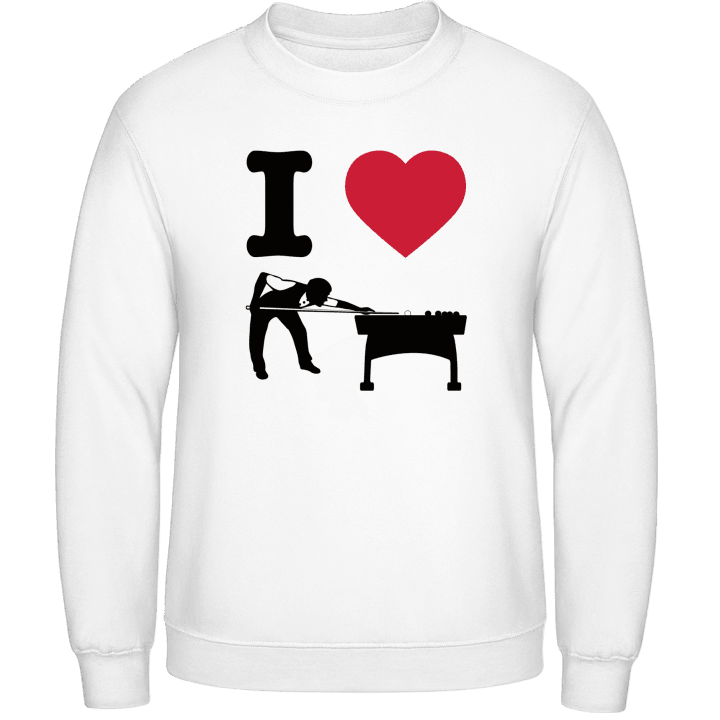 I Love Billiards Sweatshirt 0 image