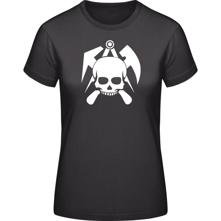 Roofing Skull Camiseta de mujer contain pic