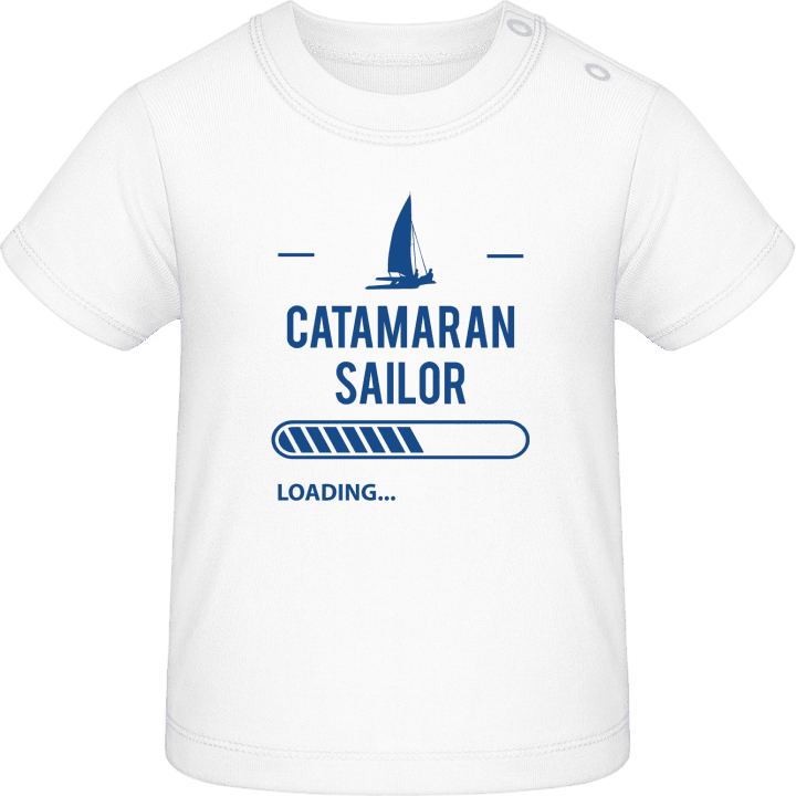 Catamaran Sailor Loading T-shirt för bebisar contain pic