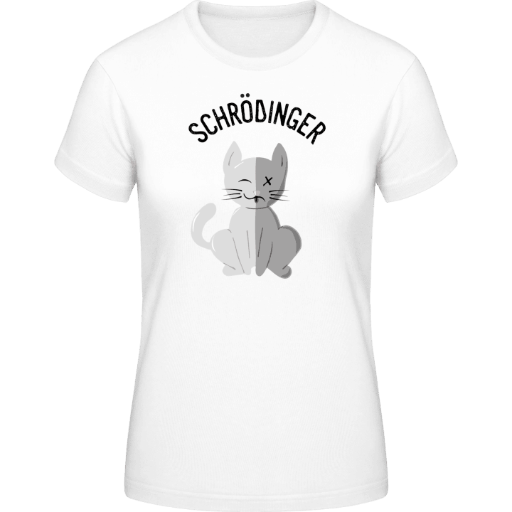 Schrödinger Cat Illustration T-shirt för kvinnor 0 image