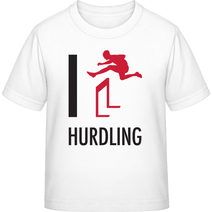I Love Hurdling T-shirt för barn contain pic