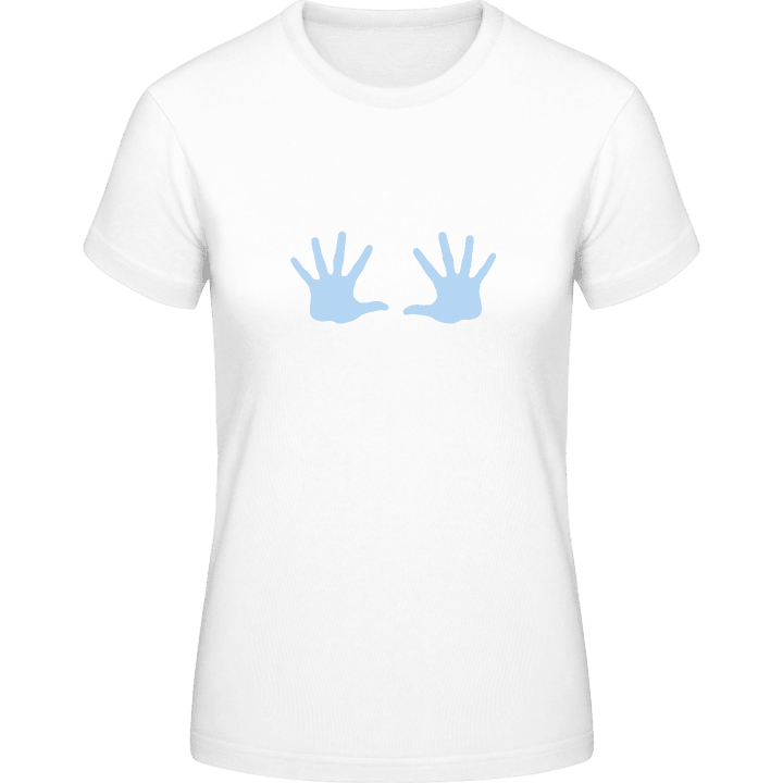 Masseur Hands T-shirt för kvinnor contain pic