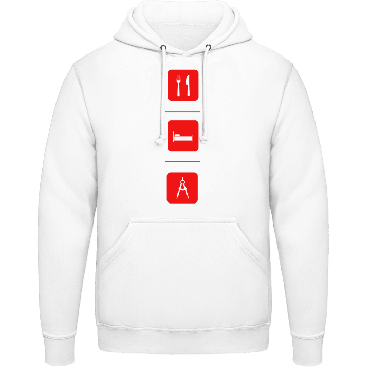 Eat Sleep Architecture Hoodie contain pic