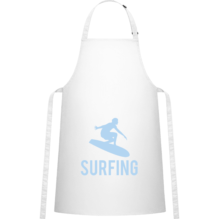 Surfing Logo Förkläde för matlagning contain pic