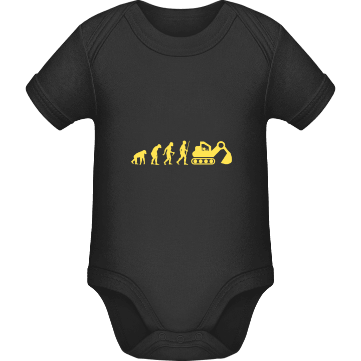 Excavator Driver Evolution Baby romper kostym contain pic