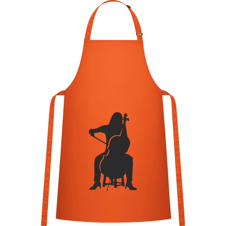 Cello Player Female Kitchen Apron contain pic