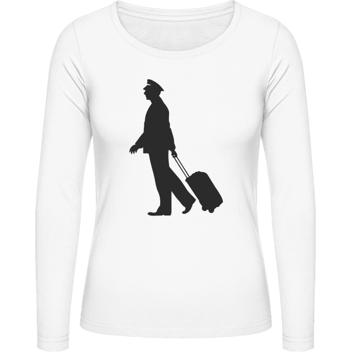 Pilot Carrying Bag Langermet skjorte for kvinner contain pic