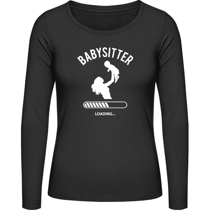 Babysitter Loading T-shirt à manches longues pour femmes contain pic