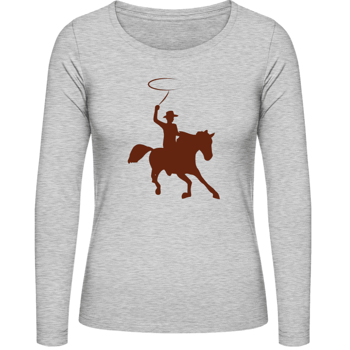 Cowboy Frauen Langarmshirt contain pic