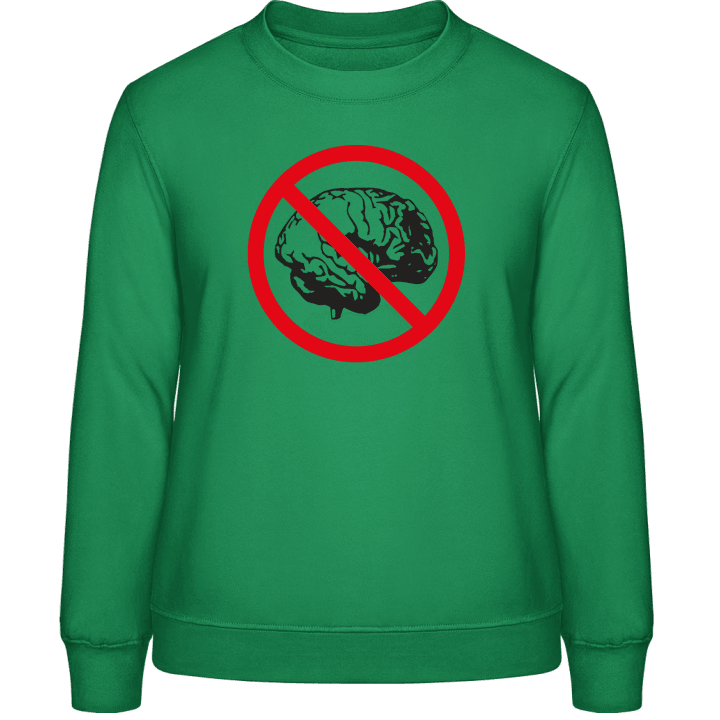 Brainless Sweatshirt för kvinnor contain pic