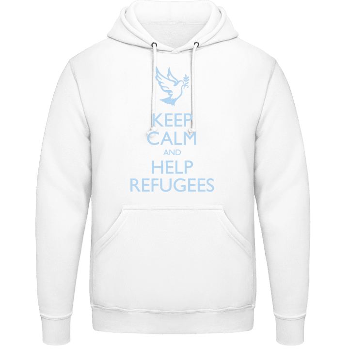 Keep Calm And Help Refugees Sweat à capuche contain pic