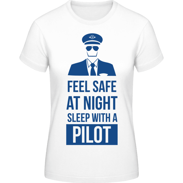 Sleep With A Pilot T-shirt för kvinnor contain pic