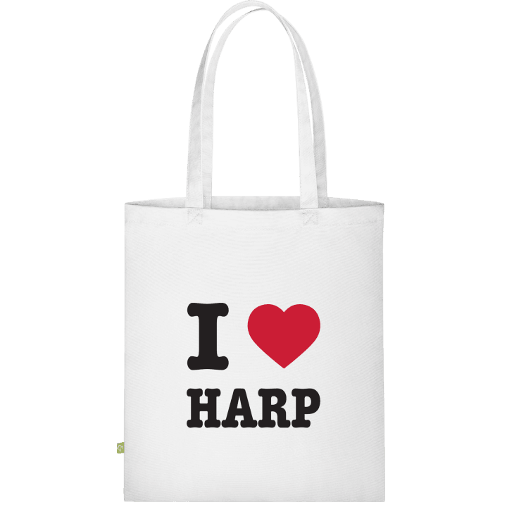 I Heart Harp Stoffen tas contain pic