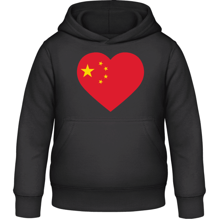 China Heart Flag Barn Hoodie contain pic