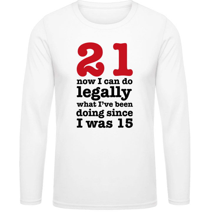 21 Birthday T-shirt à manches longues 0 image