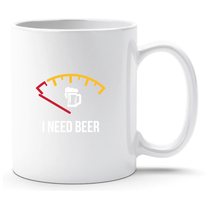 I Need Beer Tasse contain pic