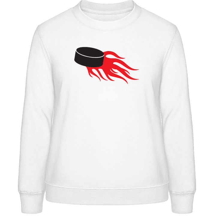 Ice Hockey On Fire Sweat-shirt pour femme contain pic