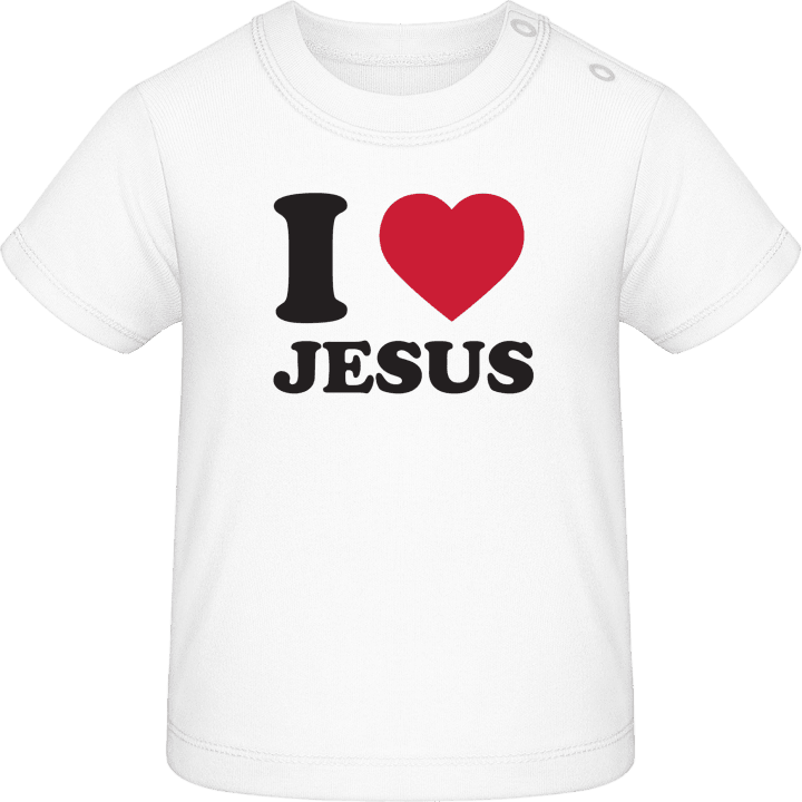 I Heart Jesus Baby T-Shirt contain pic