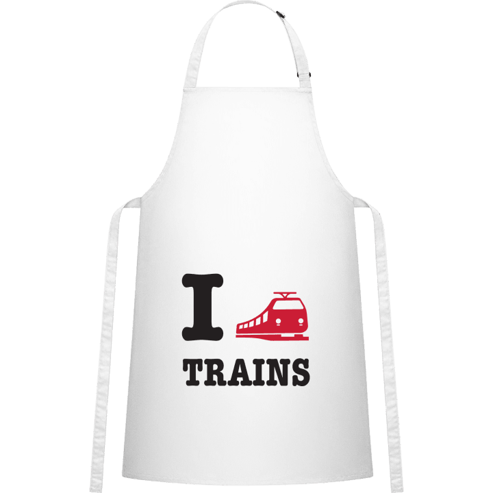 I Love Trains Kitchen Apron 0 image