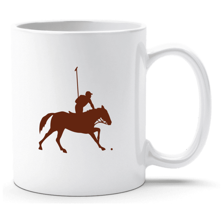 Polo Player Silhouette Tasse contain pic