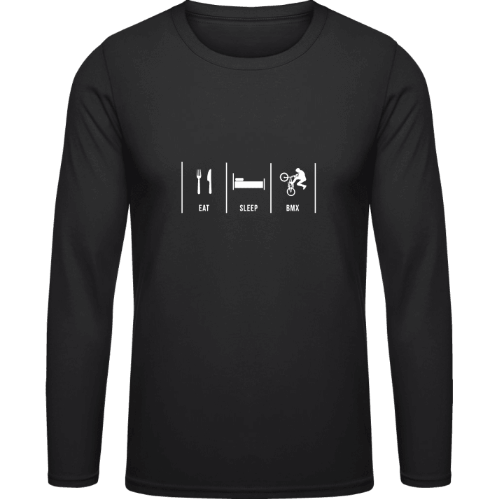 Eat Sleep BMX Shirt met lange mouwen contain pic