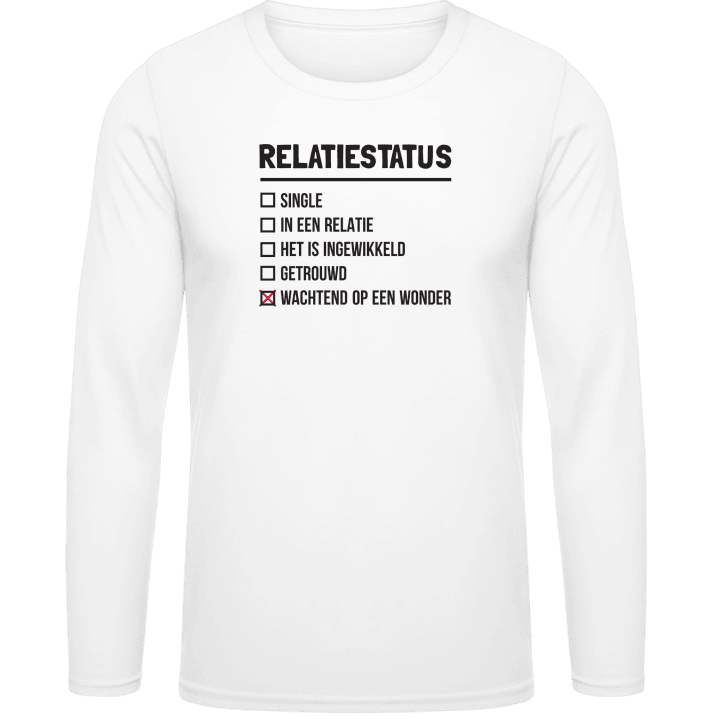 Relatiestatus T-shirt à manches longues contain pic
