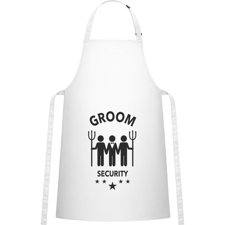 Groom Security Delantal de cocina contain pic