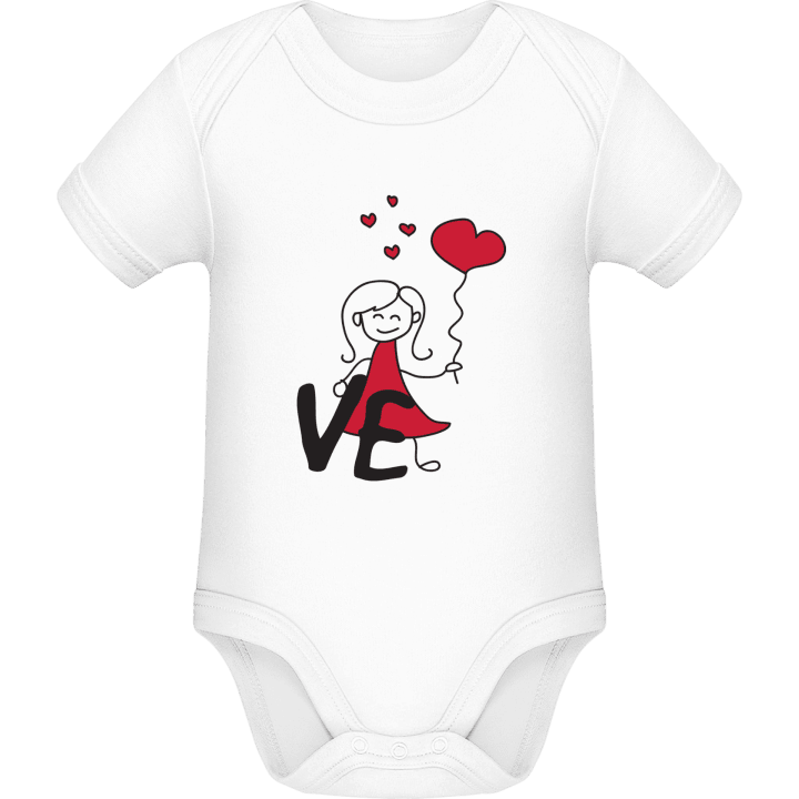 Love Female Part Baby Romper contain pic