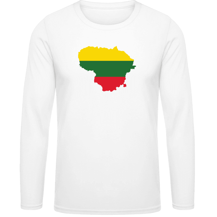 Lithuania Map Shirt met lange mouwen contain pic