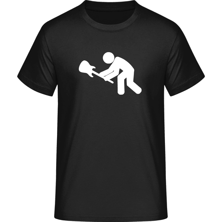 Slamming Guitar On The Ground T-Shirt 0 image