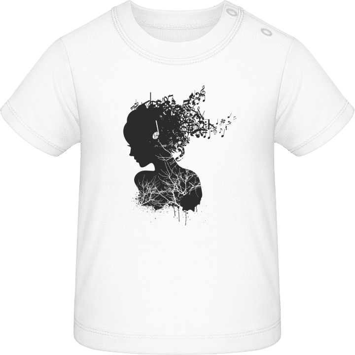 Music Silhouette Baby T-Shirt contain pic