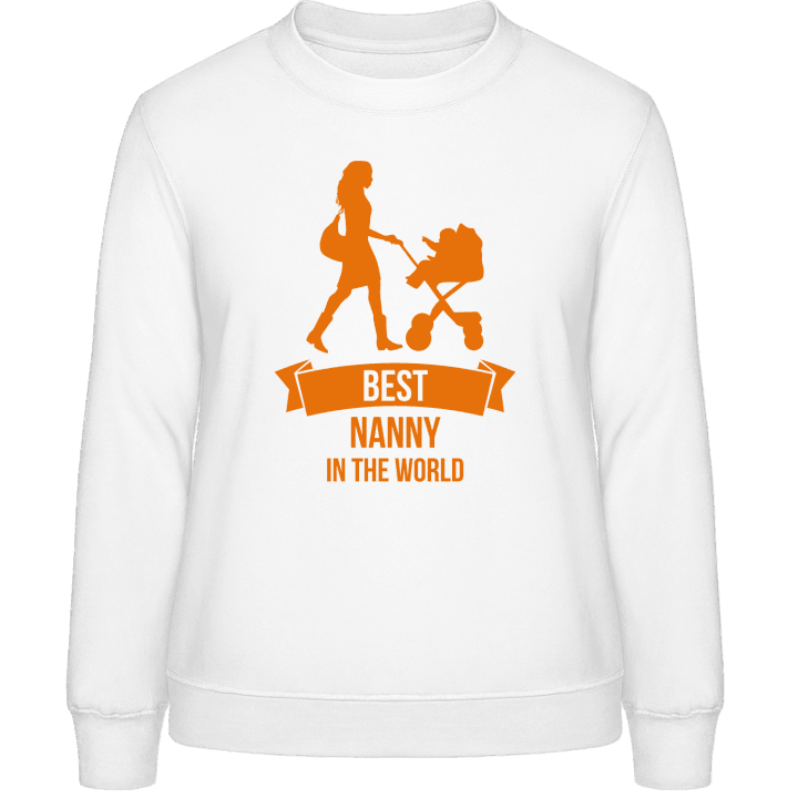 Best Nanny In The World Sweatshirt för kvinnor contain pic