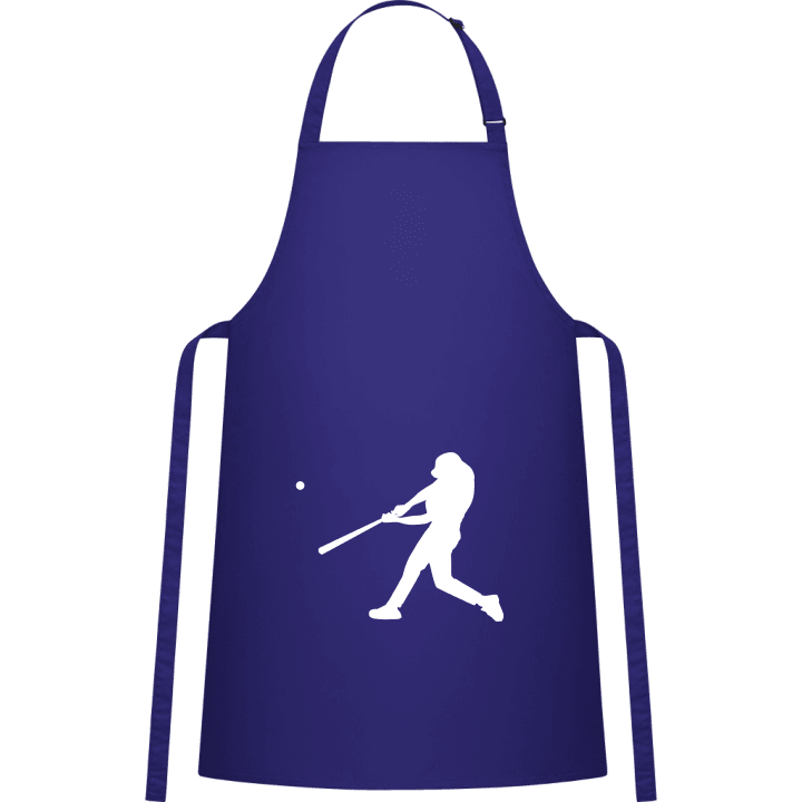 Baseball Player Silhouette Delantal de cocina contain pic