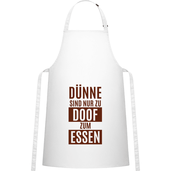 Dünne sind nur zu doof zum essen Förkläde för matlagning contain pic