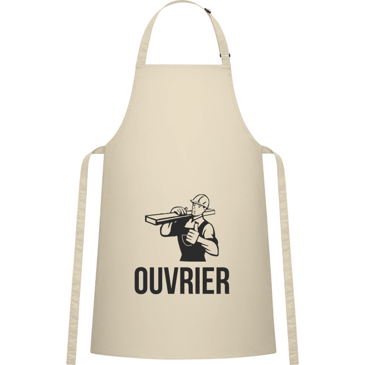Ouvrier Silhouette Delantal de cocina contain pic
