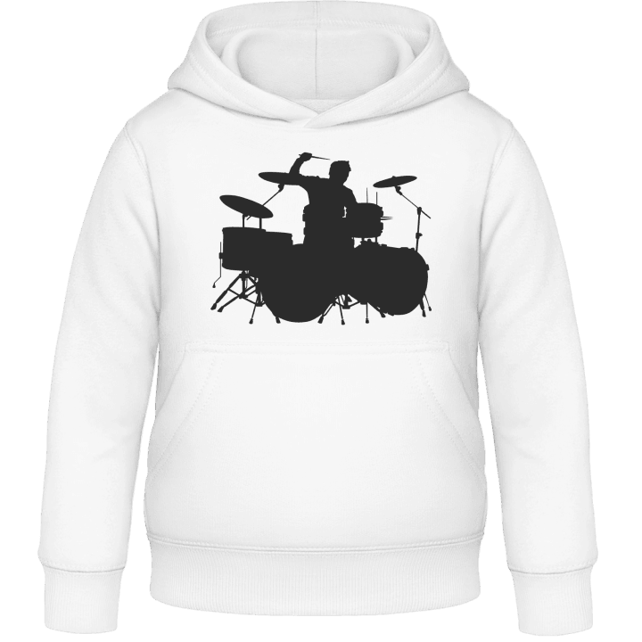 Drummer Silhouette Kids Hoodie contain pic