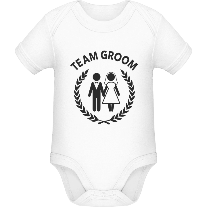 Team Groom Own Text Baby romper kostym contain pic