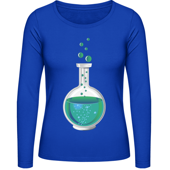 Chemical Reaction Vrouwen Lange Mouw Shirt contain pic