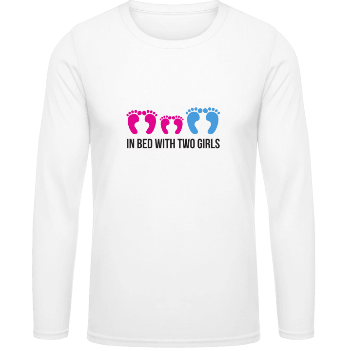 Daddy In Bed With Two Girls Shirt met lange mouwen 0 image