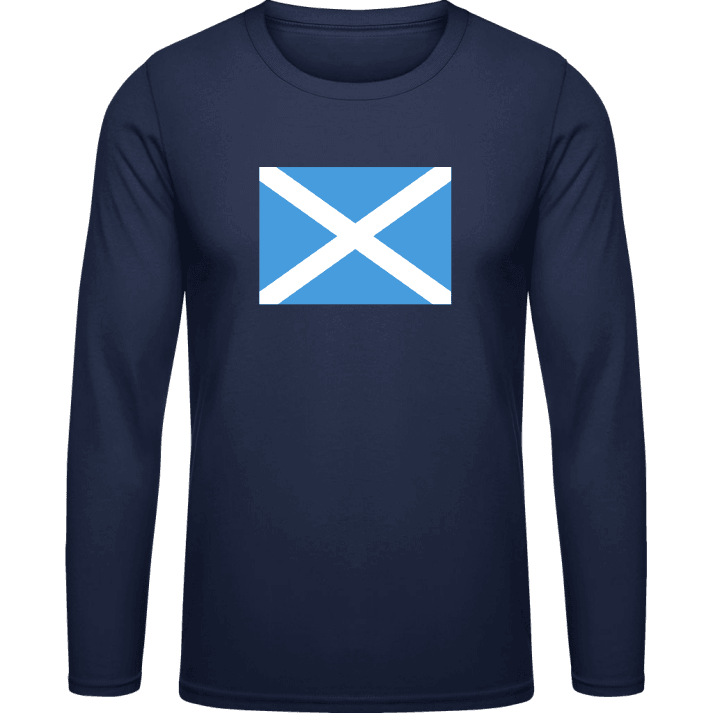 Scotland Flag Camicia a maniche lunghe contain pic